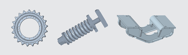如何利用外贸网站加强工程机械配件的品牌建设和履带张紧装置的推广？